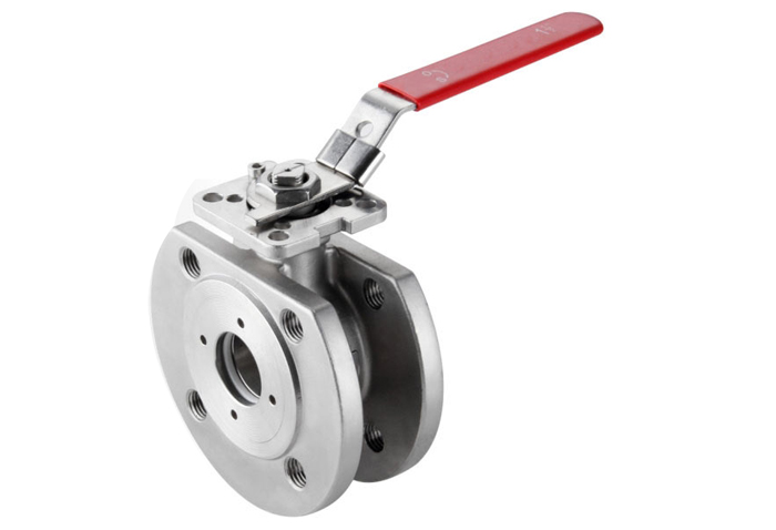 Wafer Type Ball Valve With Direct Mounting Pad ASME 150LB