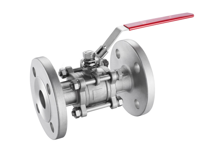 3PC Ball Valve Flanged End DIN PN16 PN40